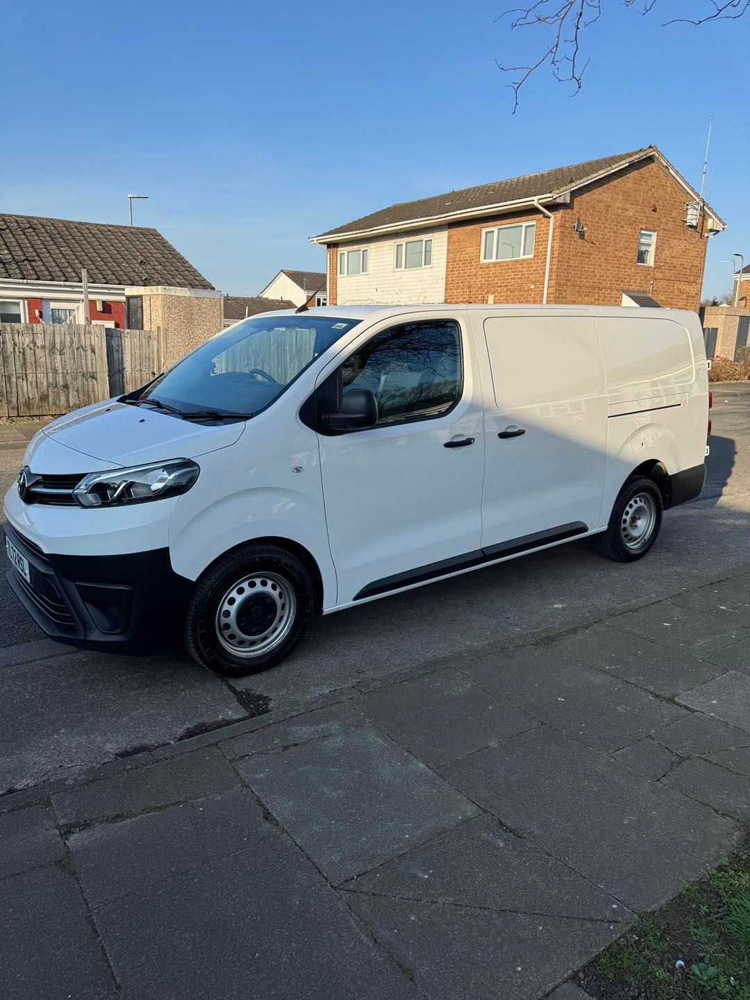 Citroen Dispatch white van exterior detailed