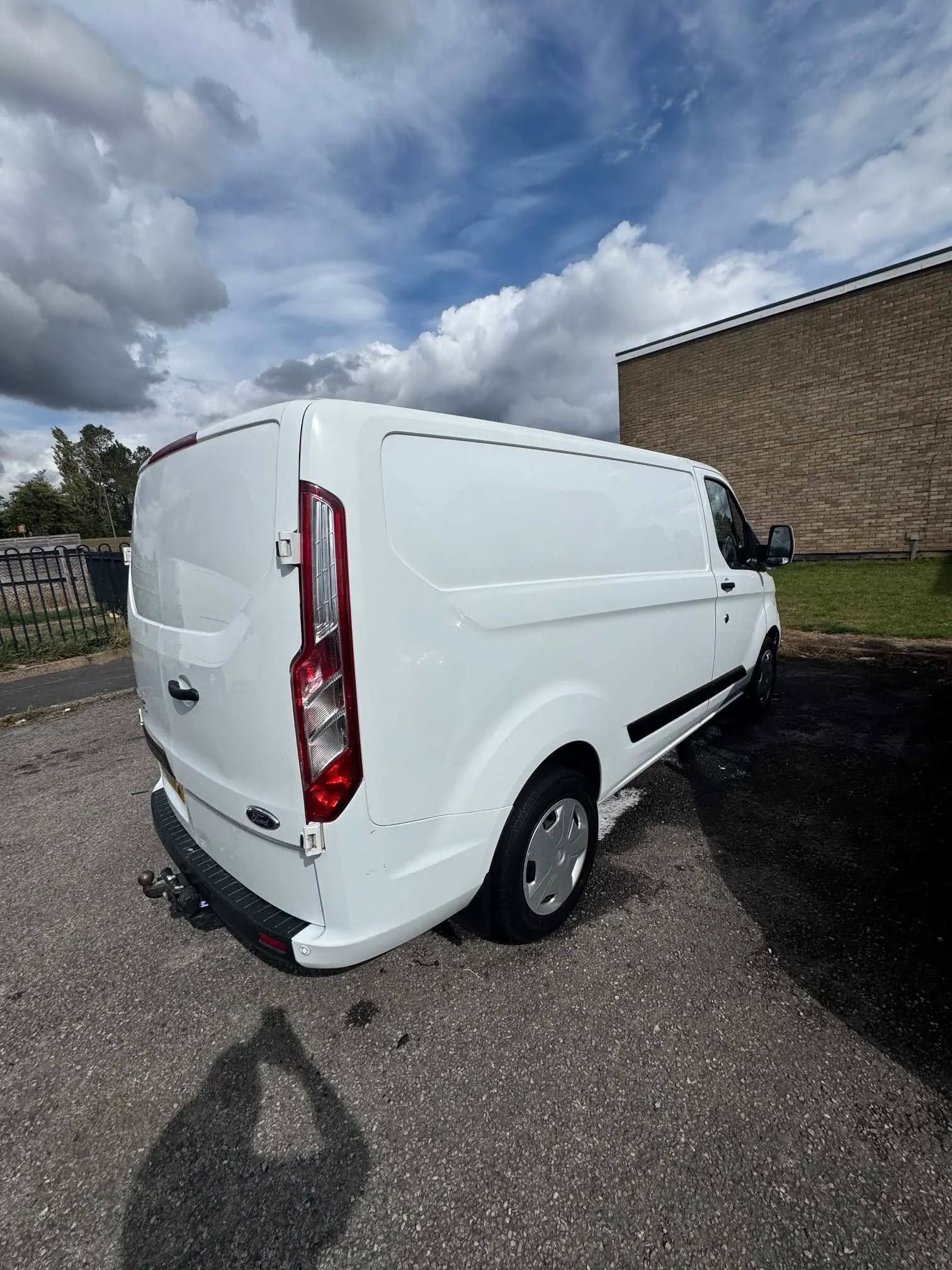 Ford Transit Custom rear view after cleaning