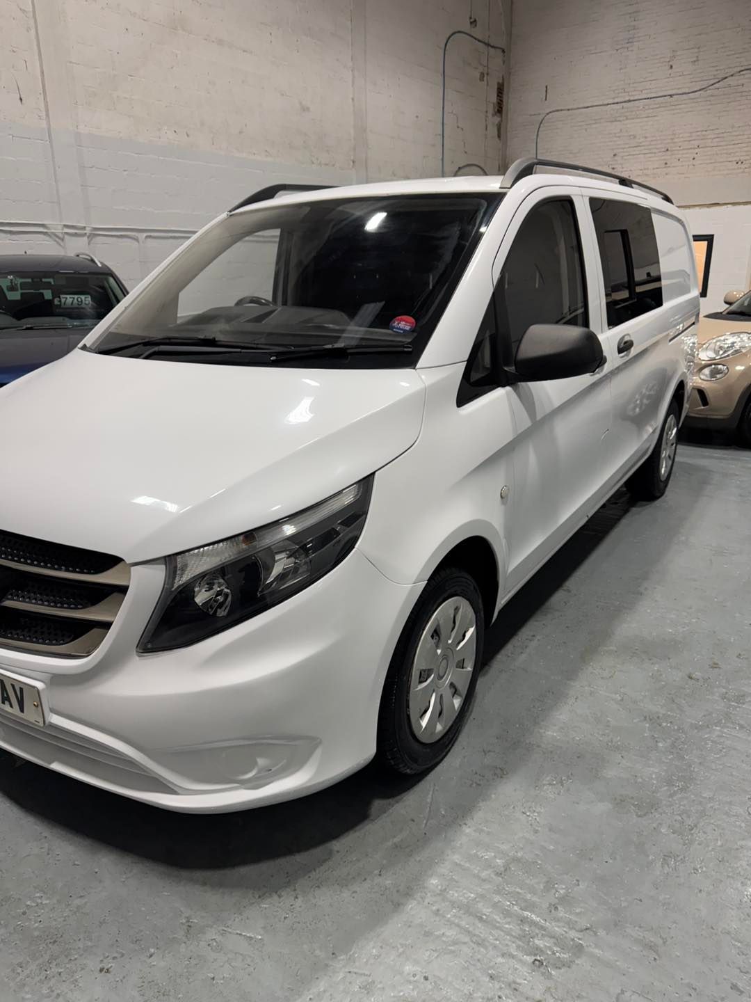 Mercedes Vito white van cleaned by Pamper My Ride