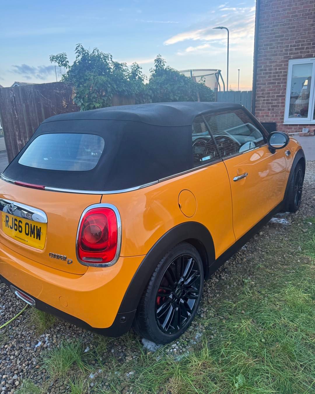 Mini Cooper convertible detailed by Pamper My Ride